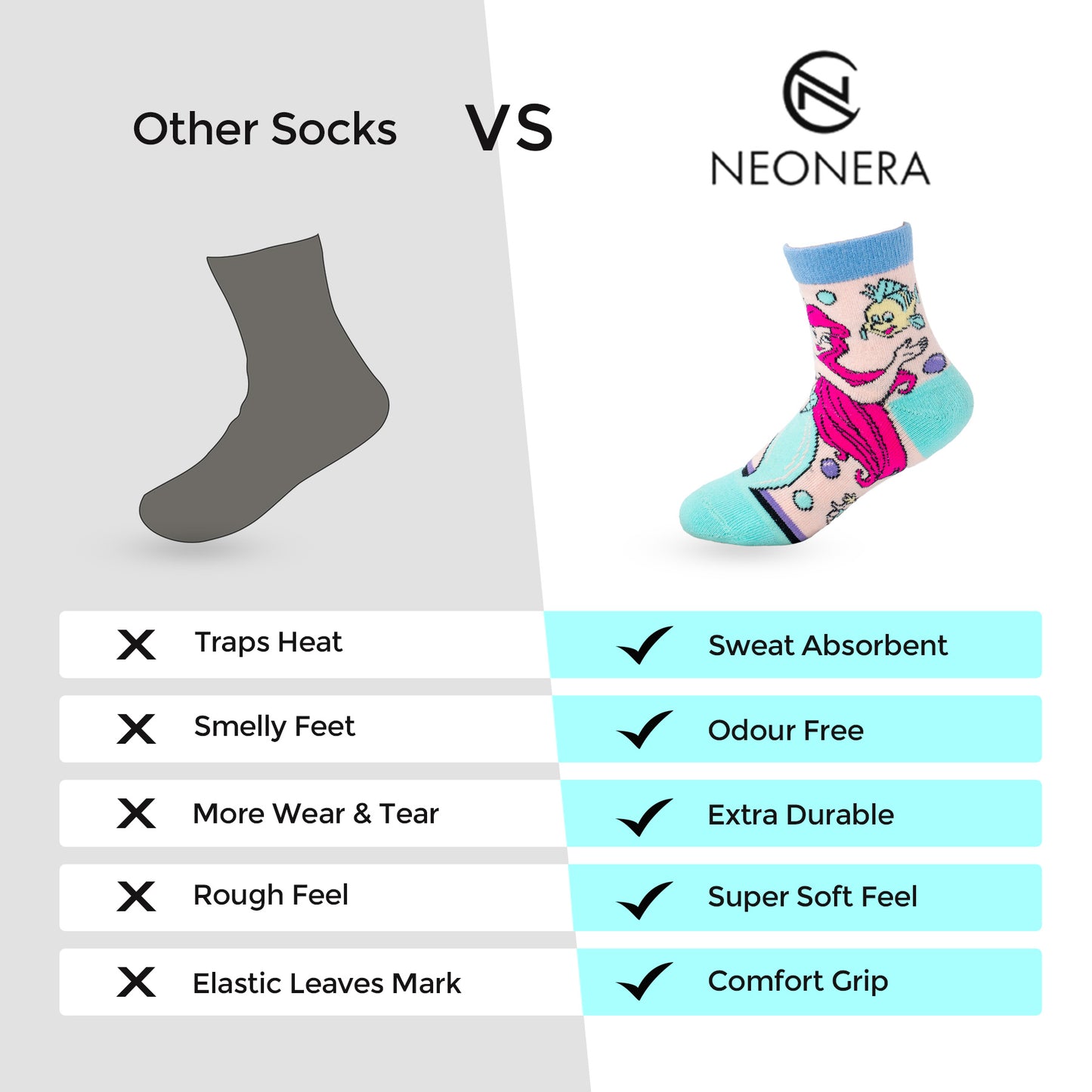 Little Mermaid Socks