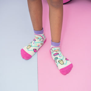 Explore Zippy Glow Socks Pack with Animal kingdom girls, Cute shapes, Gamer Girl ,Good Vibes, Music Designs - Pack of 5 Socks