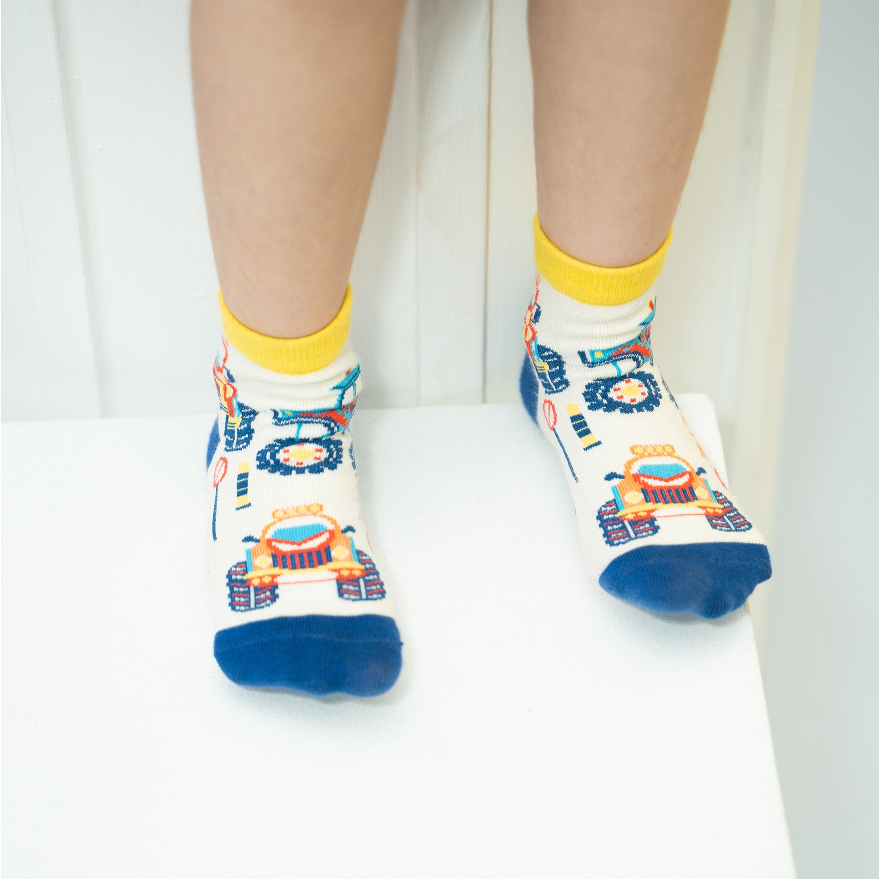 Heroic Fusion including Batman, Spiderman, Superman, Monster Truck socks- Pack of 4