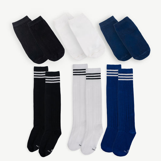 Sporty Stride Socks- Pack of 6