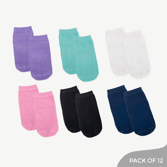 The Vibrant Dozen - 12 Socks in 6 Colors