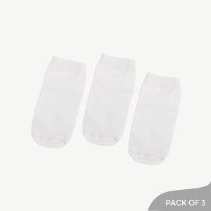 Classic White Socks Bundle - Pack of 3