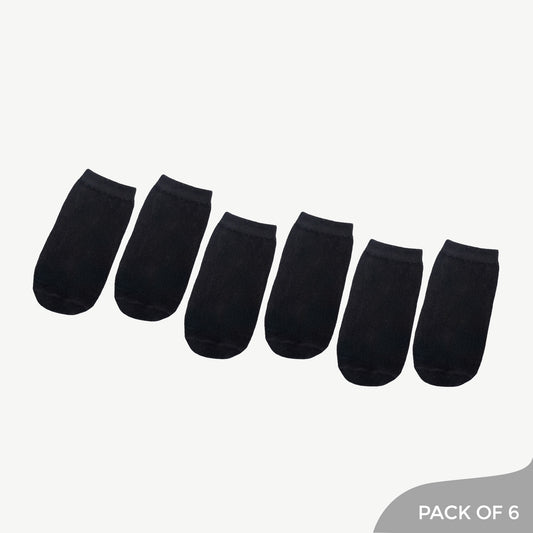 Everyday Black Socks - 6-Pack